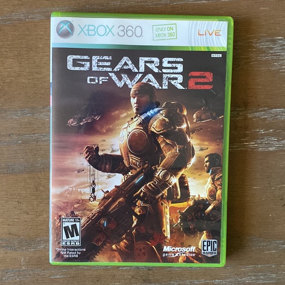 2008 Original "Gears of War 2" XBOX 360 Game - Picture 1 of 6
